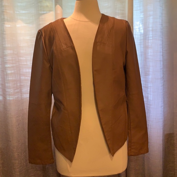 Ricki's Jackets & Blazers - NWT Ricki’s faux leather brown jacket